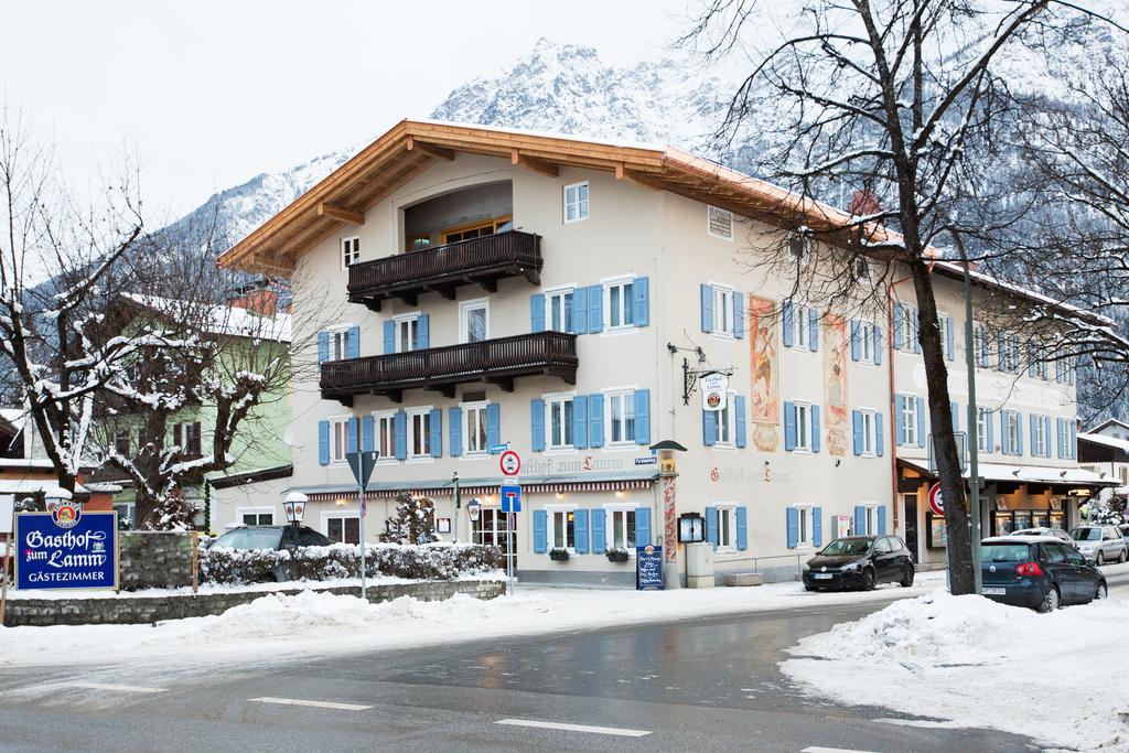 Готель Gasthof Zum Lamm Гарміш-Партенкірхен Екстер'єр фото